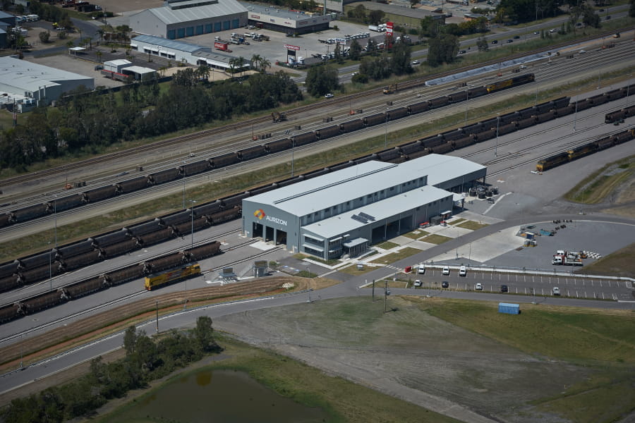 aurizon-hexham-depot-drone